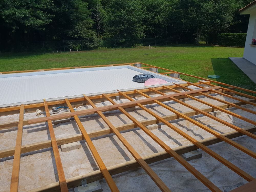 Ossature bois plots béton - Landes (40)