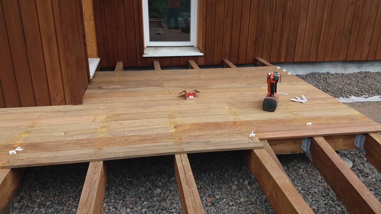 Terrasse caillebotis Mèes - Landes (40)