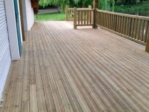 Terrasse ossature pin maritime - Landes (40)
