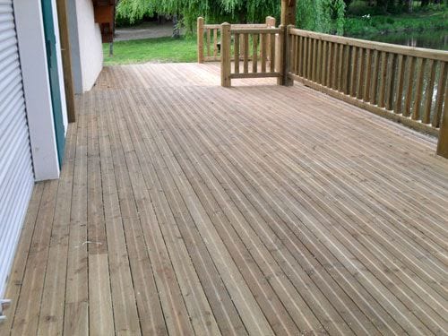 Terrasse ossature pin maritime - Landes (40)
