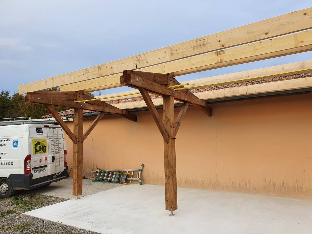Construction d'un garage - Mimbaste (40)