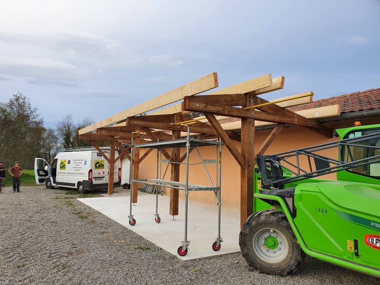 Construction d'un garage - Mimbaste (40)