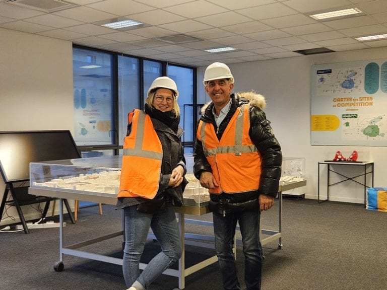 Visite Village Olympique Paris 2024, novembre 2023