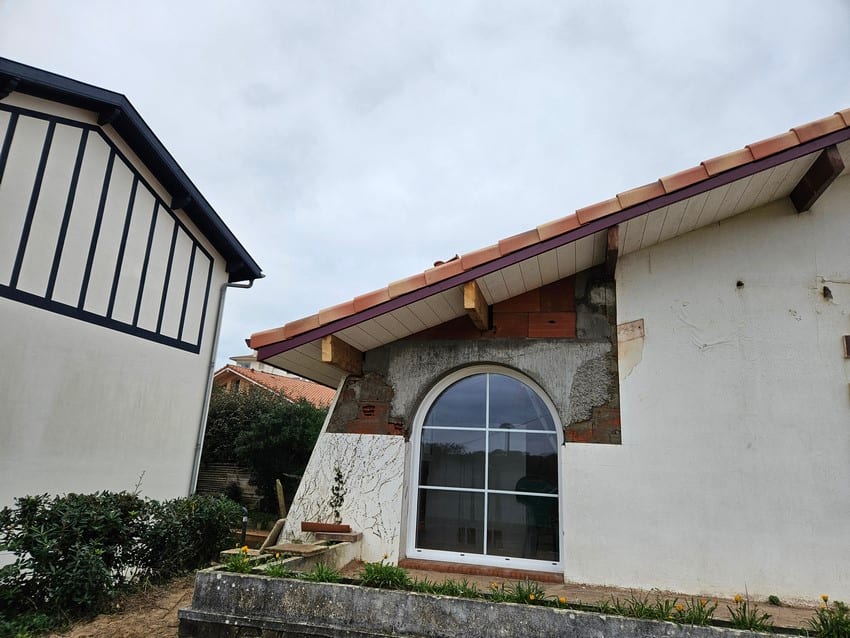 Rénovation de la toiture d'une maison à Hossegor (40)