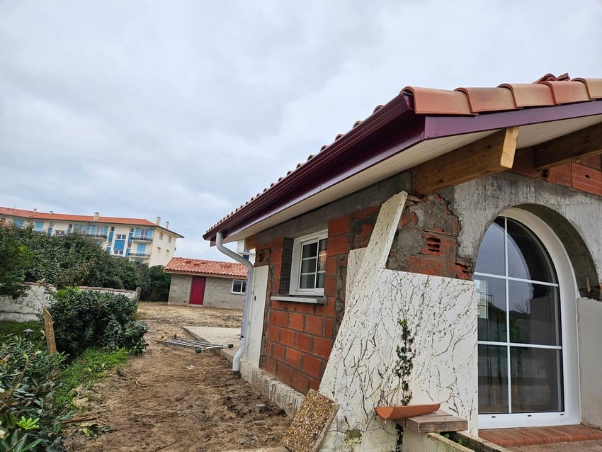 Rénovation de la toiture d'une maison à Hossegor (40)