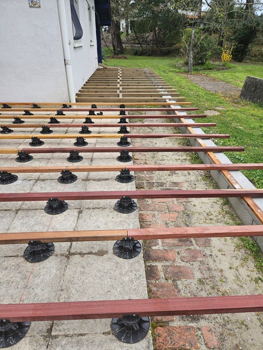 Terrasse bois réalisée à Messanges (40)