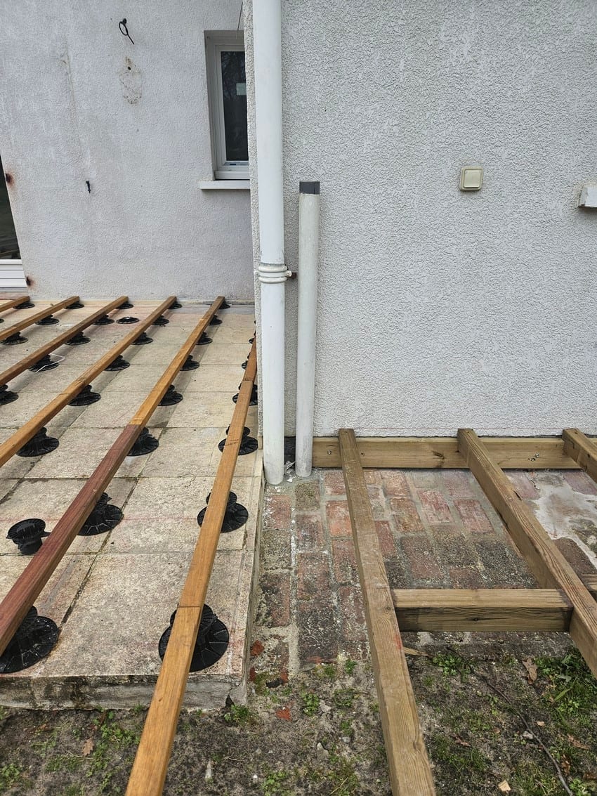 Terrasse bois réalisée à Messanges (40)