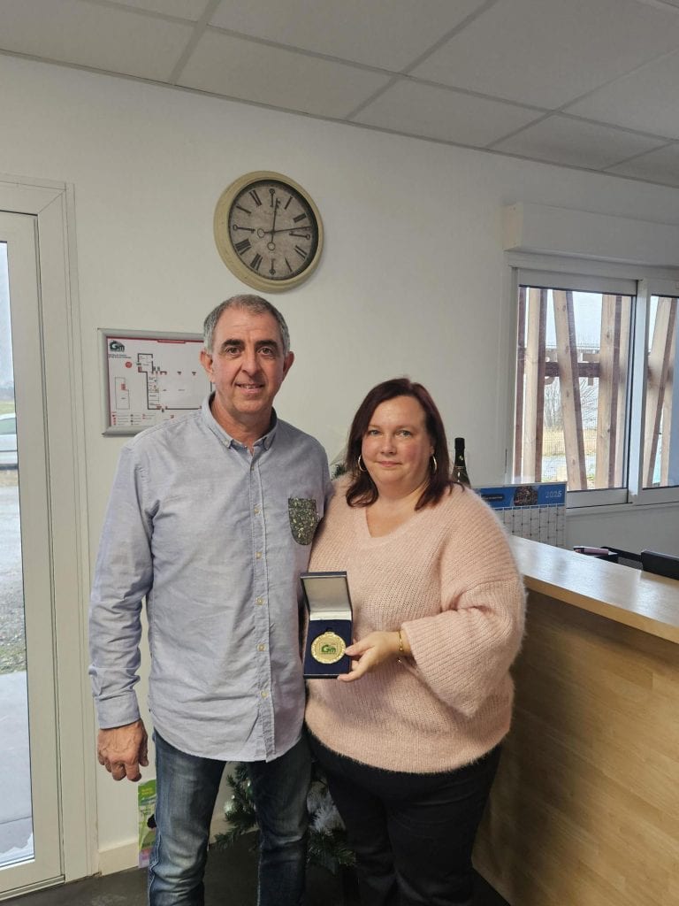 Graziella et Frédéric Mora : 15 ans d'ancienneté au sein de GM Charpentes