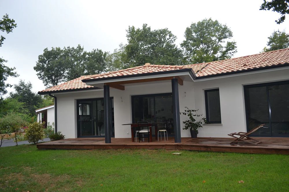 Charpente couverture maison neuve - Tercis-les-bains (40)