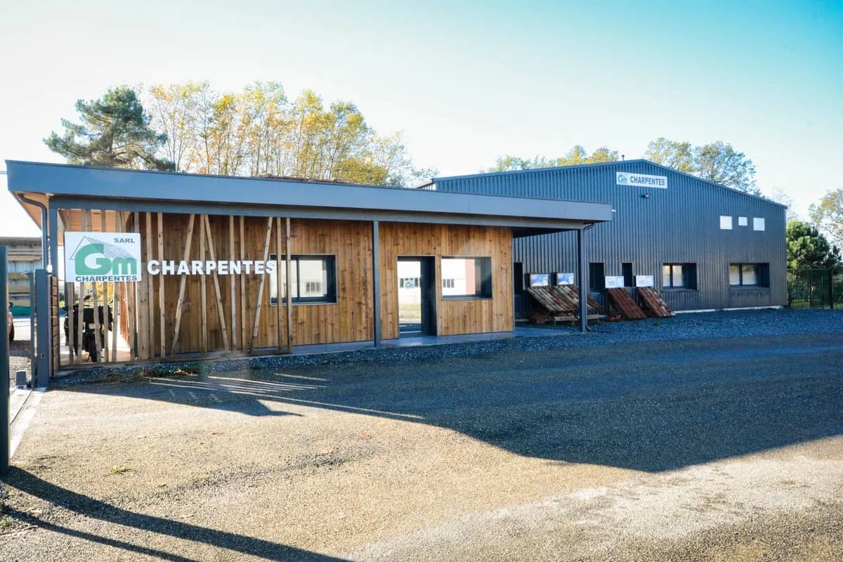 Nouveaux locaux GM Charpentes - Sort en Chalosse - Landes (40)