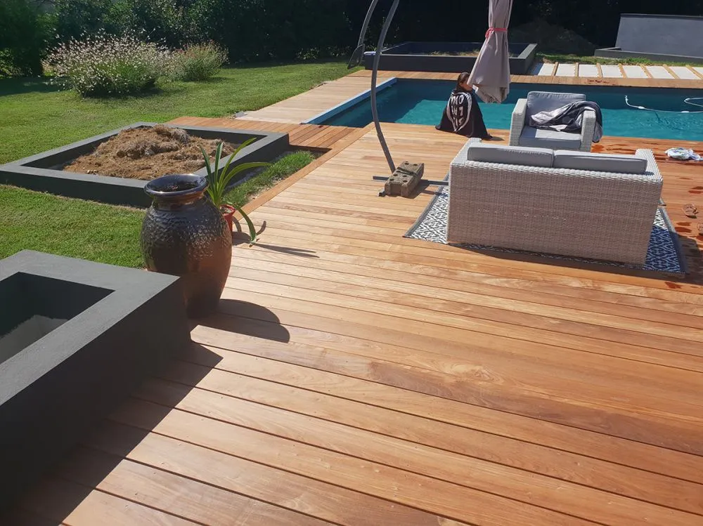 Terrasse caillebotis ipé - Lot-et-Garonne (47)