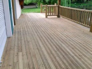 Terrasse ossature pin maritime - Landes (40)