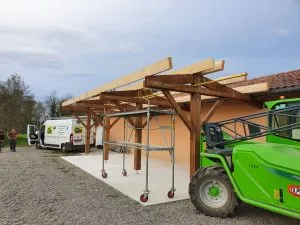 Construction d'un garage - Mimbaste (40)