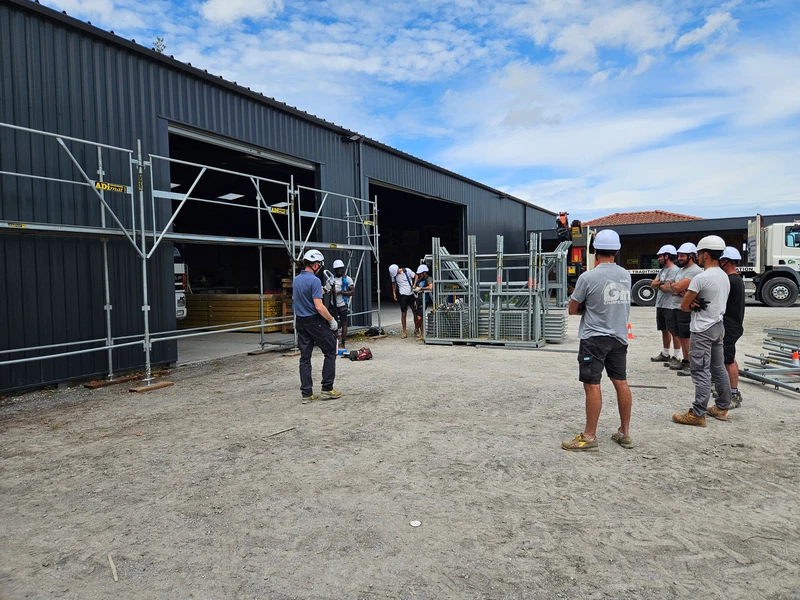 Formation collective échafaudage - mai 2024 - GM Charpentes