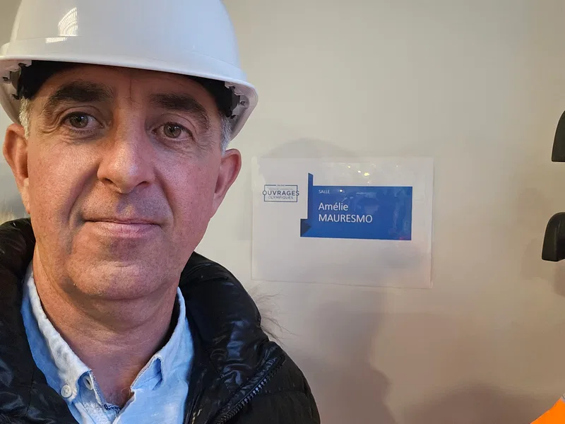 Visite Village Olympique Paris 2024, novembre 2023