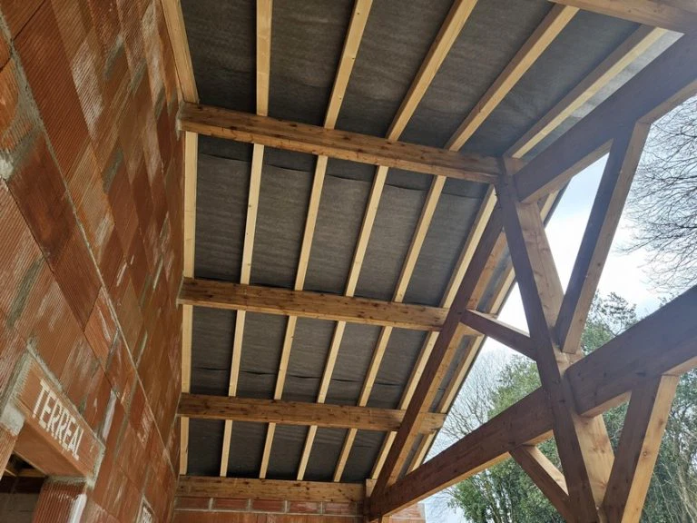 Maison ossature bois à Poyartin (40)