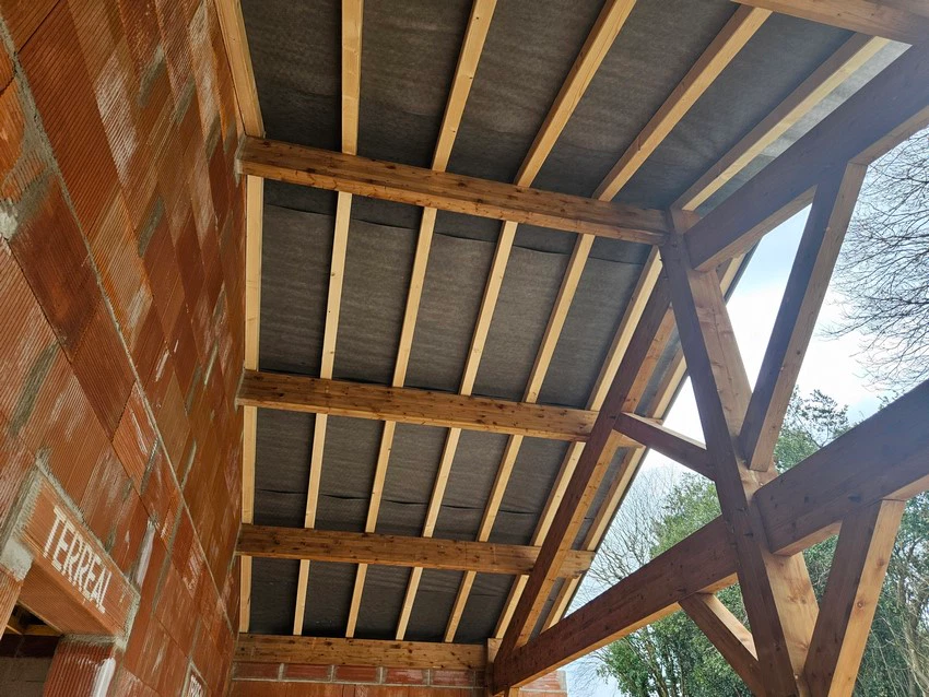 Maison ossature bois à Poyartin (40)