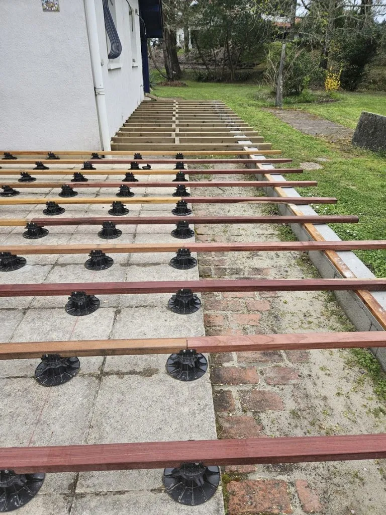 Terrasse bois réalisée à Messanges (40)